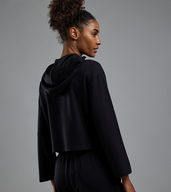 أر آند بي  هوديات و سويتيشيرتات - أسود هودي