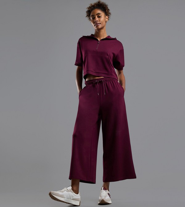 أر آند بي  هوديات و سويتيشيرتات - بني محمر  هودي