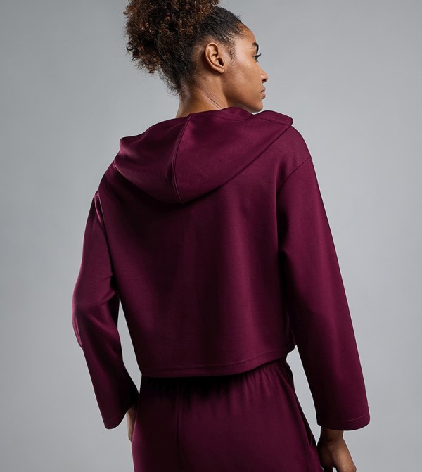 أر آند بي  هوديات و سويتيشيرتات - بني محمر  هودي