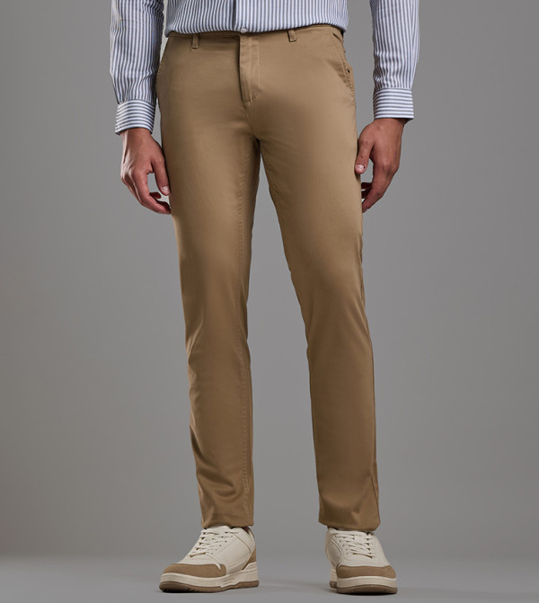 R&B  - Beige Casual Pants