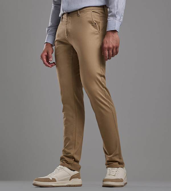 R&B  - Beige Casual Pants