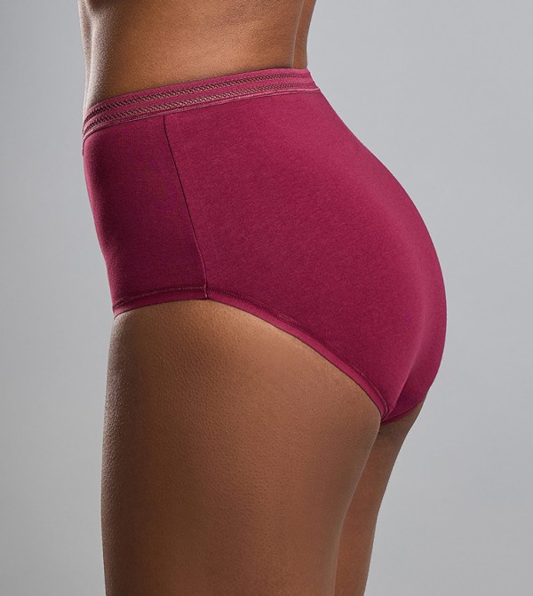 R&B Lingerie - Maroon Briefs