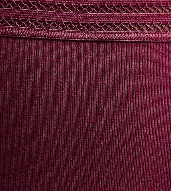 R&B Lingerie - Maroon Briefs