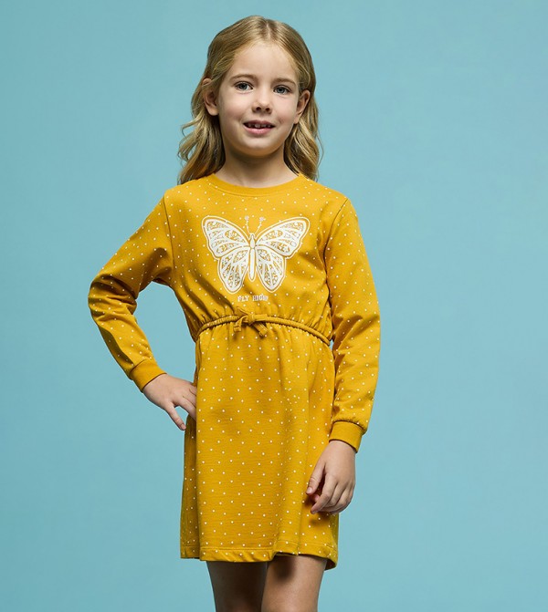 أر آند بي أر آند بي - أصفر فستان كاجوال 