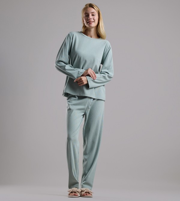 R&B Sleepwears & Loungewears - Green Pyjama Set