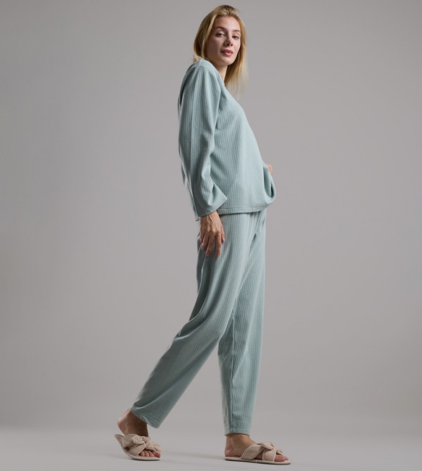 R&B Sleepwears & Loungewears - Green Pyjama Set