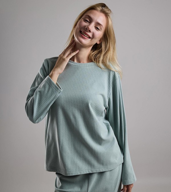 R&B Sleepwears & Loungewears - Green Pyjama Set