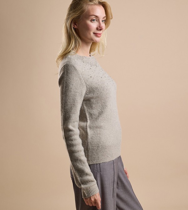 أر آند بي  سترات - بيج Sweaters