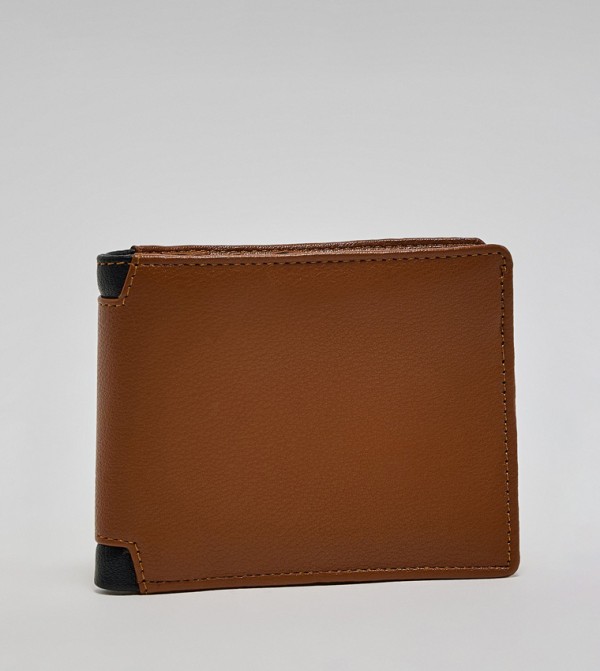 أر آند بي  محافظ وحافظات البطاقات - حنطي محافظ