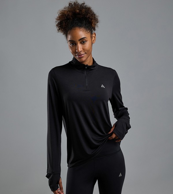 أر آند بي  ملابس رياضة - أسود بلايز