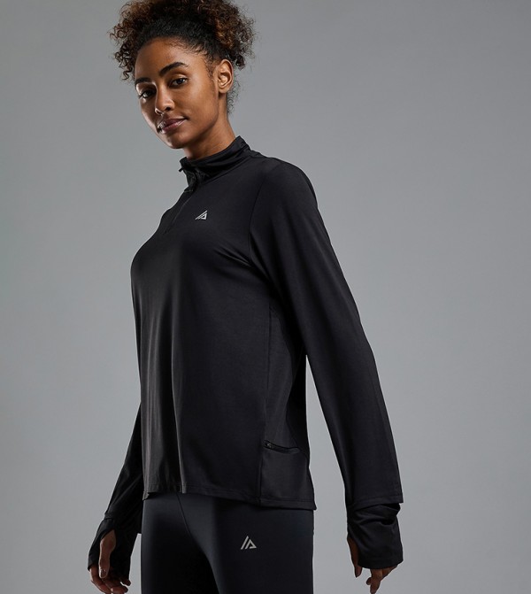 أر آند بي  ملابس رياضة - أسود بلايز