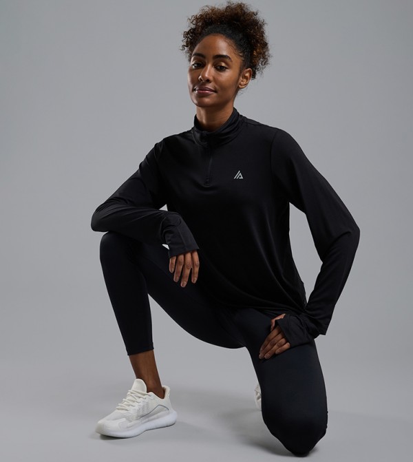 أر آند بي  ملابس رياضة - أسود بلايز