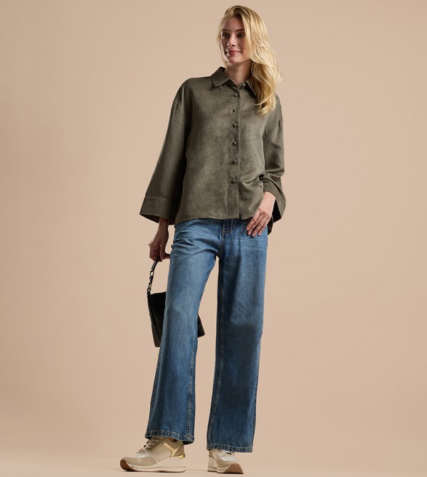 أر آند بي  قمصان - زيتي  قمصان