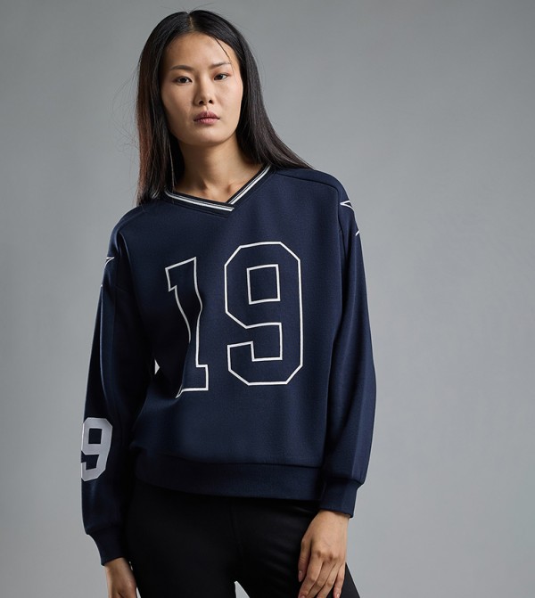 أر آند بي  بلوزات - كحلي بلوزات