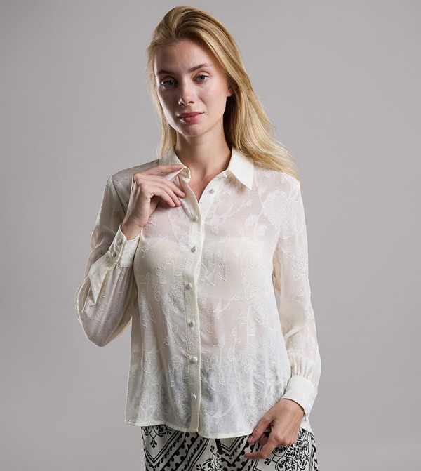 R&B  Clothing - Off White Shirts