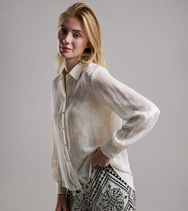 R&B  Clothing - Off White Shirts