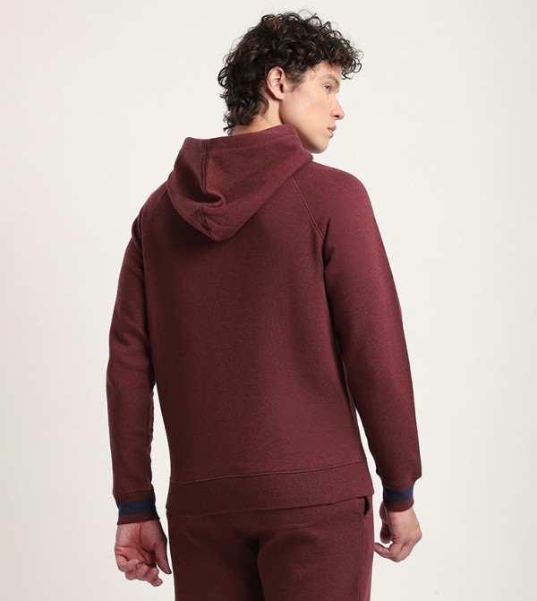 Beverly Hills Polo Club  Hoodies - Burgundy Hoodies