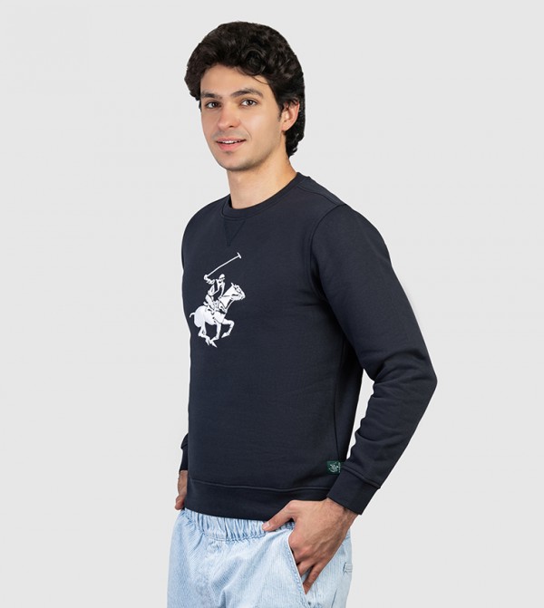 Beverly Hills Polo Club  Hoodies & Sweatshirts - NAVY BLUE Sweatshirts