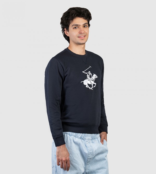 Beverly Hills Polo Club  Hoodies & Sweatshirts - NAVY BLUE Sweatshirts