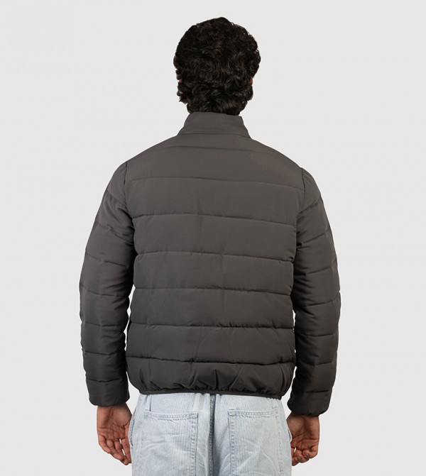 Beverly Hills Polo Club  Puffer Jackets - Dark Grey Puffer Jackets