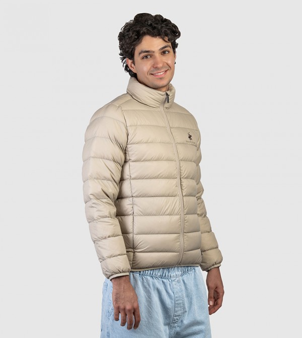 Beverly Hills Polo Club  Puffer Jackets - Light Brown Puffer Jackets