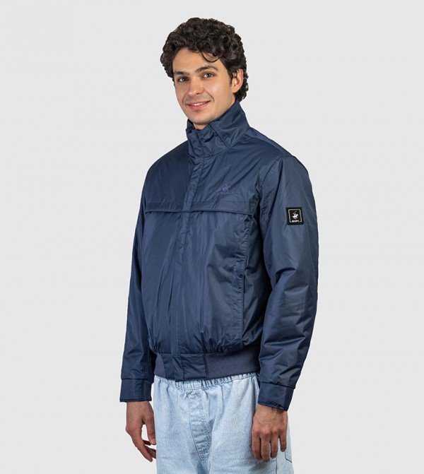 Beverly Hills Polo Club  Clothing - NAVY BLUE Casual Jackets