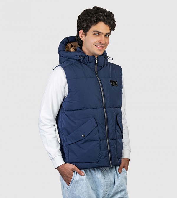 Beverly Hills Polo Club  Puffer Jackets - NAVY BLUE Puffer Jackets