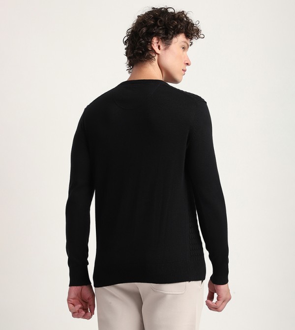 بيفرلي هيلز بولو كلوب  سترات و كارديغانات  - أسود Round Neck Sweaters