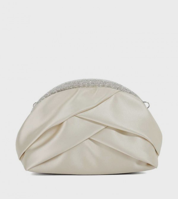 Dune London Clutches - Ivory Clutches