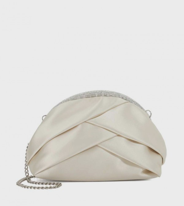 Dune London Clutches - Ivory Clutches