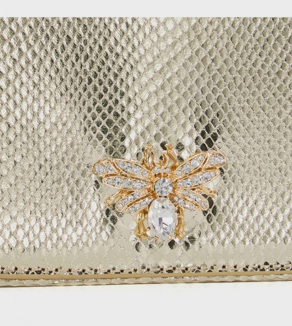 ديون لندن  شنط كلاتش - ذهبي حقائب يد