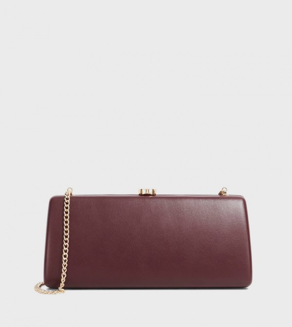 Dune London  Clutches - Burgundy Clutches