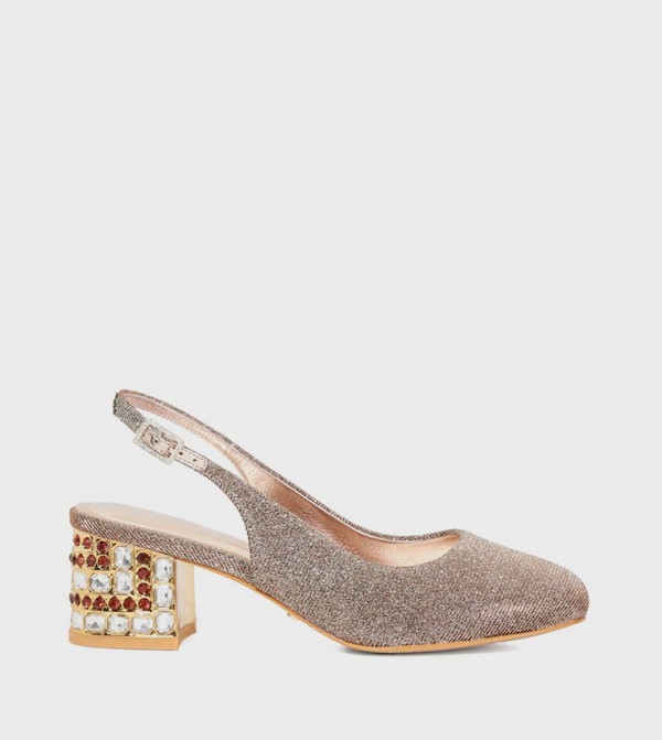 Dune London  Heels - Bronze Heels