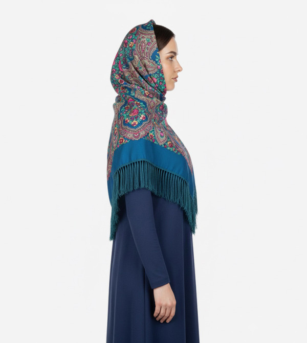 ددانييلا  - أزرق Woven Scarves