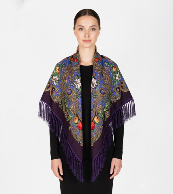 Ddaniela  - Purple Woven Scarves