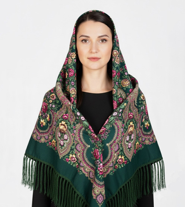ددانييلا  - أخضر Woven Scarves