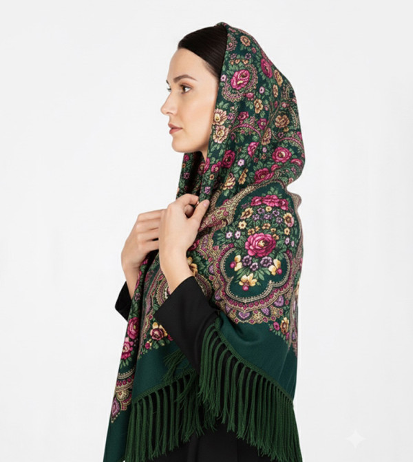 ددانييلا  - أخضر Woven Scarves