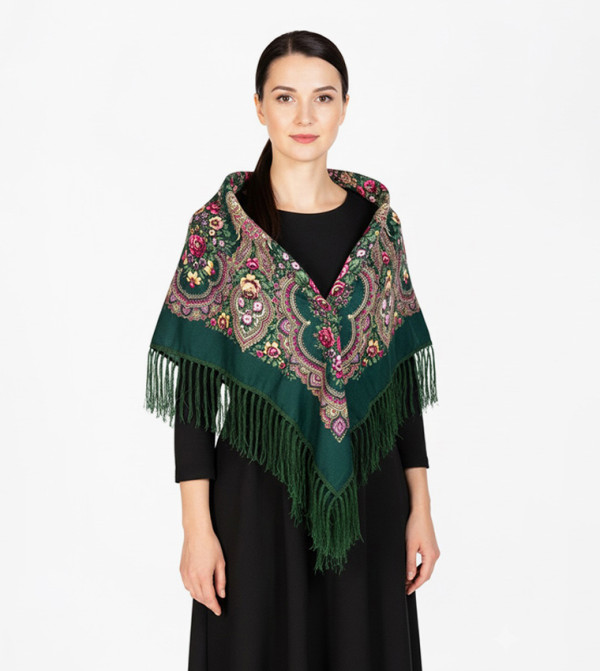 ددانييلا  - أخضر Woven Scarves
