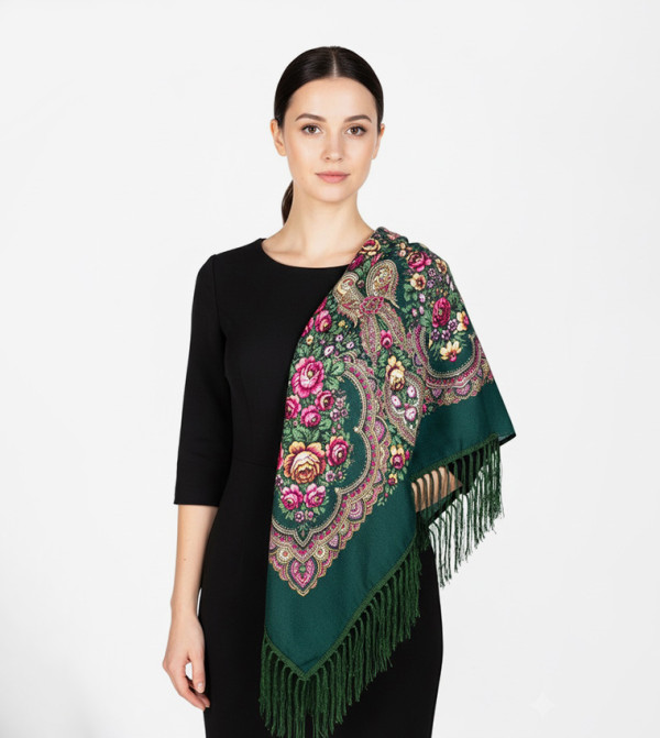 ددانييلا  - أخضر Woven Scarves