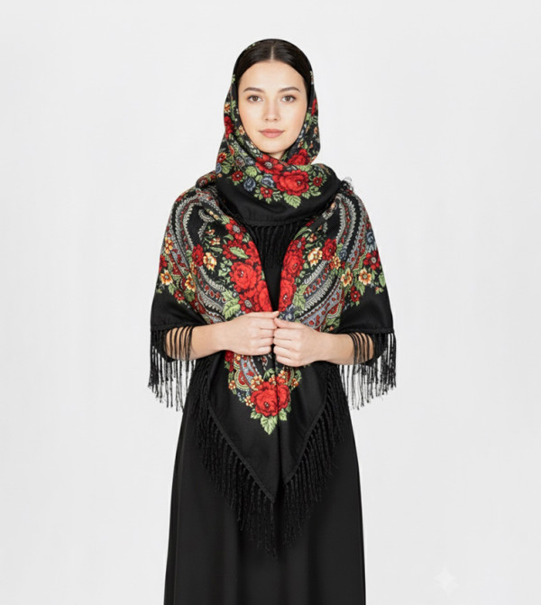 ددانييلا  أوشحة منسوجة  - أسود Woven Scarves