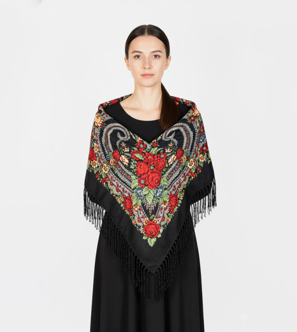 ددانييلا  أوشحة منسوجة  - أسود Woven Scarves