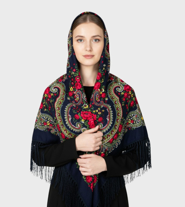 Ddaniela  Scarves - Black Woven Scarves