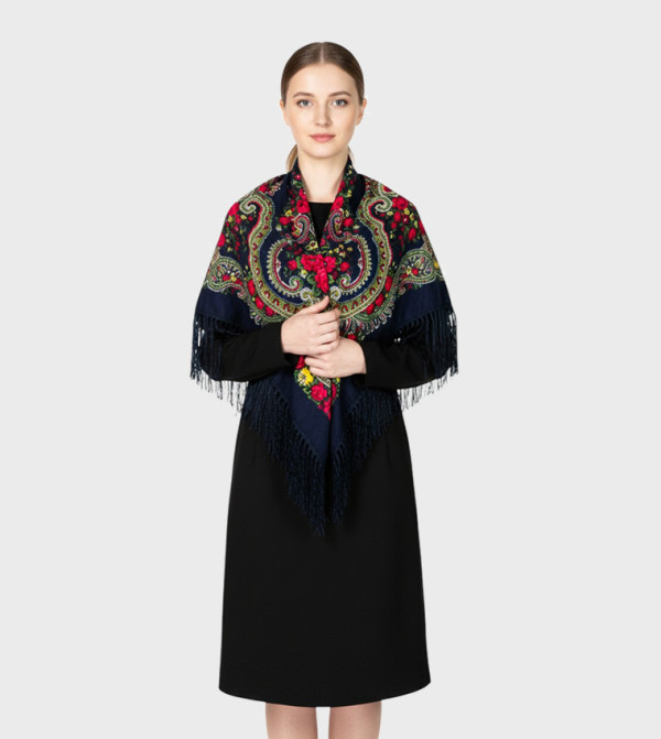 Ddaniela  Scarves - Black Woven Scarves