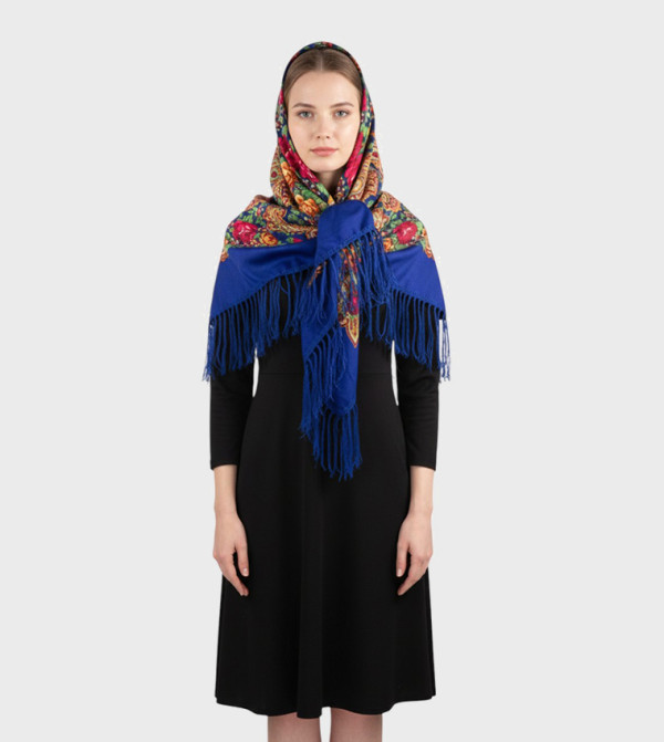 ددانييلا  - أزرق Woven Scarves
