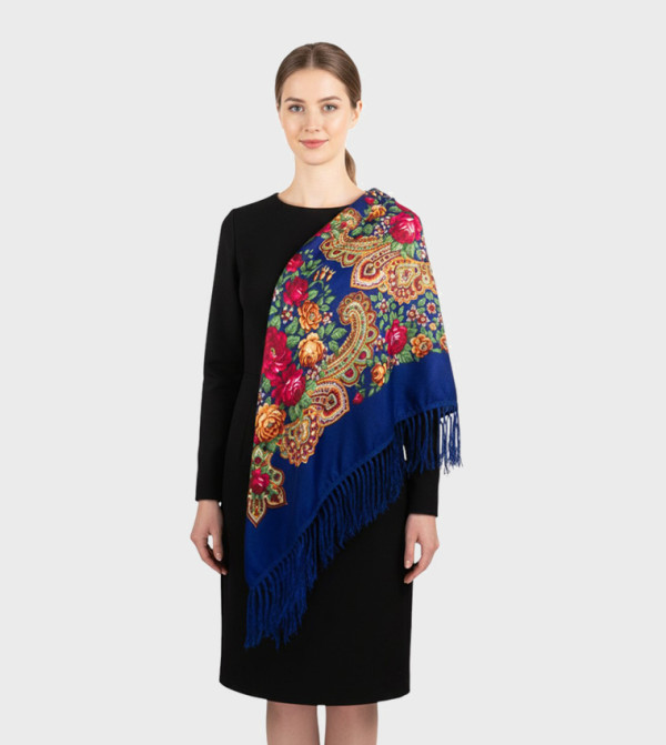 ددانييلا  - أزرق Woven Scarves