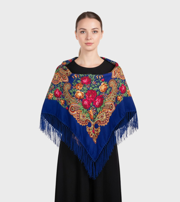 ددانييلا  - أزرق Woven Scarves