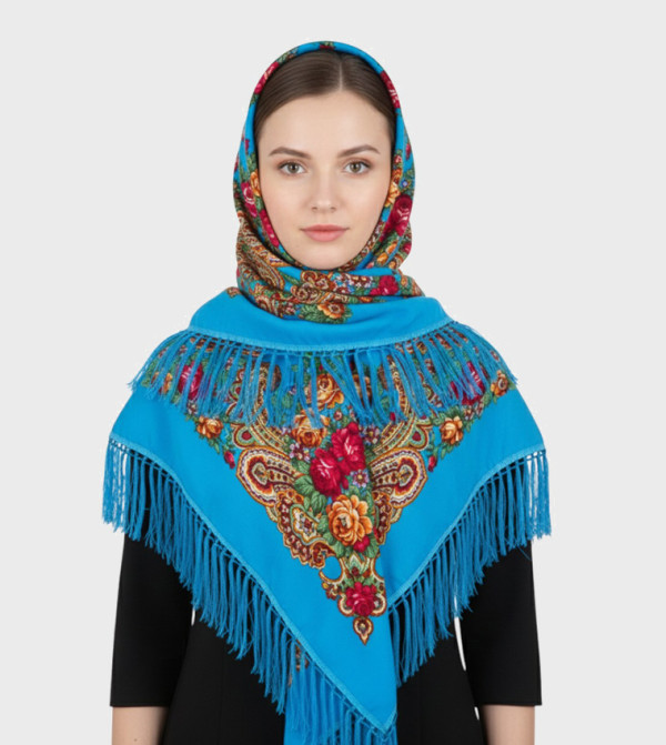 ددانييلا  - أزرق Woven Scarves