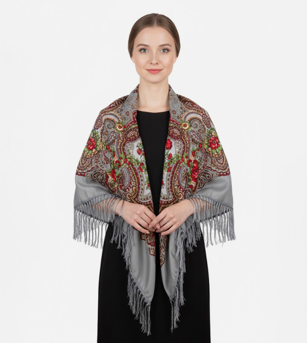 ددانييلا  - رمادي Woven Scarves