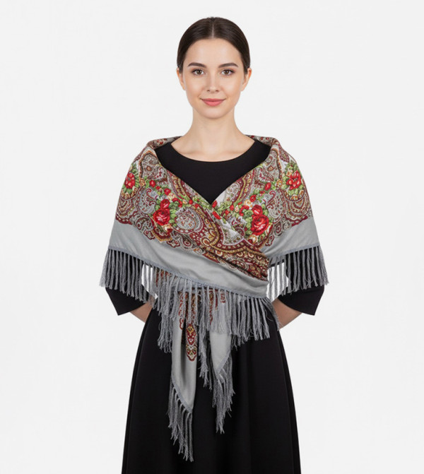 ددانييلا  - رمادي Woven Scarves