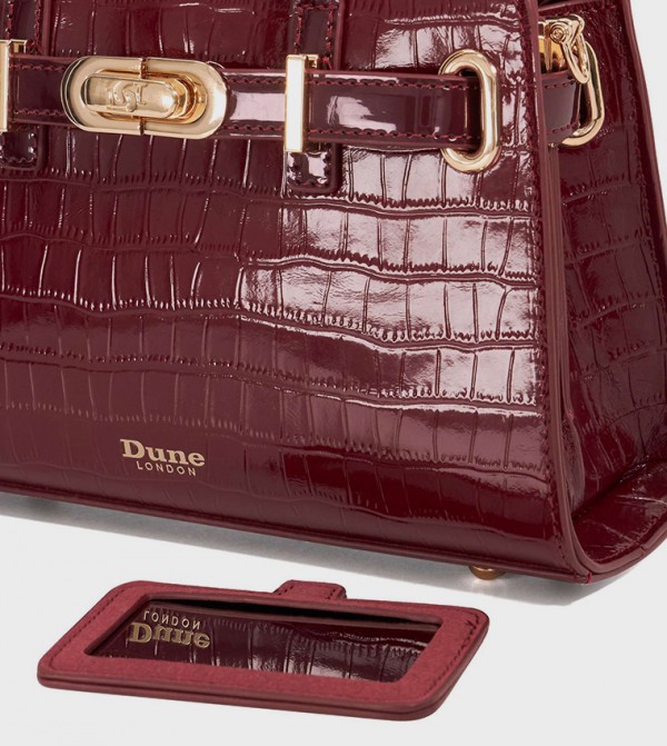 ديون لندن  حقائب - بورغندي Satchel Bags